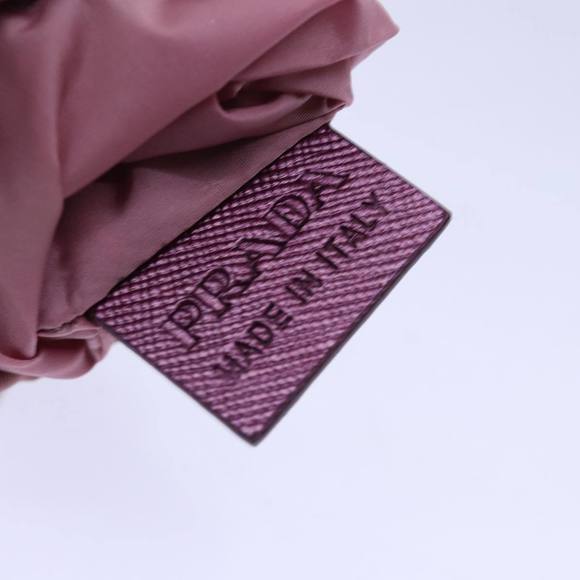 PRADA Glasses Case Nylon Pink Auth 75213 - Picture 11 of 16